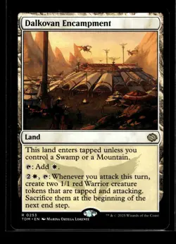 DALKOVAN ENCAMPMENT Tarkir Dragonstorm #253 TDM(NM+)(MTG) - Image 1