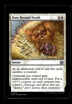 DUTY BEYOND DEATH Tarkir Dragonstorm #10 TDM(NM+)(MTG) - Image 1
