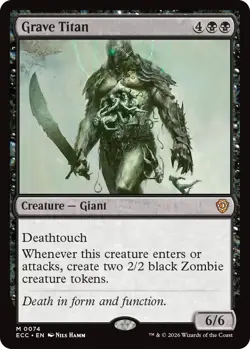 Grave Titan Commander: Lorwyn Eclipsed Regular - Image 1