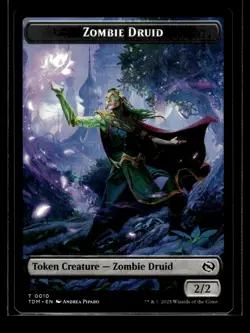 ZOMBIE DRUID // TREASURE DOUBLE-SIDED Tarkir Dragonstorm #10//16 TDM(NM+)(MTG) - Image 1