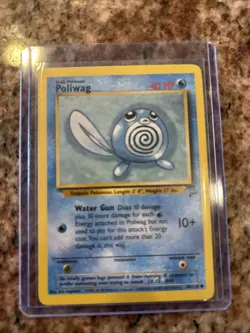 Poliwag Non-Holo Common 88/130 Pokemon TCG Base Set 2 LP - Image 2