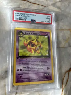 2000 Pokemon Dark Kadabra TCG Uncommon 1st Edition PSA 9 No. 39 - Image 1