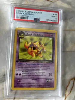 2000 Pokemon Dark Kadabra TCG Uncommon 1st Edition PSA 9 No. 39 - Image 3