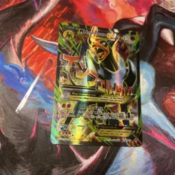 Pokemon M Houndoom EX 154/162 Breakthrough Full Art Ultra Rare Holo English - Image 2