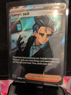 TCG Pokemon Larry's Skill 139/131 Sv: Prismatic Evolutions Holo - Image 2