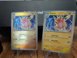 ⚡ Pokemon TCG Raichu 056/217 Ascended Heroes Electric Energy Reverse Holo &Base - Image 1