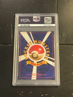 1999 Pokemon Japanese Gym 2 #34 Giovanni's Nidoking Holo PSA 8 NM-MT - Image 2