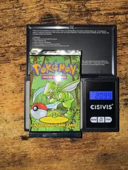 Pokemon 1999 WOTC Jungle CCG Booster Pack SEALED Scyther Art WOTC 20.99g - Image 1