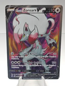 Pokemon Hisuian Zoroark V SWSH297 Black Star Promo Full Art Holo - Image 1