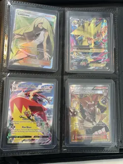 Pokemon Vintage And Modern Binder Collection! Includes Trainer Full Arts, Mega! - Image 1