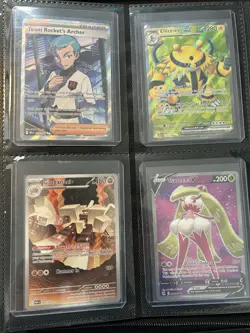 Pokemon Vintage And Modern Binder Collection! Includes Trainer Full Arts, Mega! - Image 3