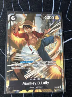 One Piece TCG Monkey D Luffy P-035 Promo English Pirates Party Vol 3 - Image 1