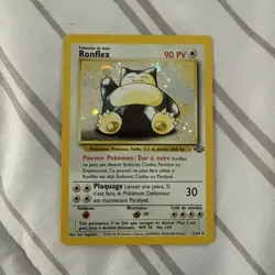 Snorlax 11/64 Ronflex French Jungle Holo Pokemon Card - Image 1