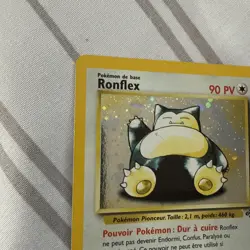 Snorlax 11/64 Ronflex French Jungle Holo Pokemon Card - Image 5