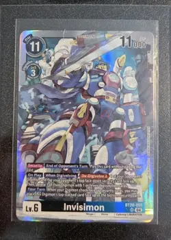 Digimon Card Game Invisimon BT20-055 SR Release Special Booster 2.5 - Image 1