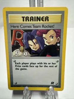 Here Comes Team Rocket! 15/82 Team Rocket Holo Pokemon Card TCG - Image 1