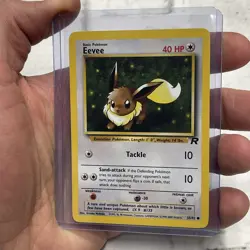 Pokemon Eevee 55/82 Pokemon Card Team Rocket Nintendo Vintage Vtg WOTC TCG NM/MT - Image 2