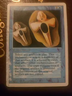 MTG Copy Artifact - DAMAGED - 3rd Edition/Revised Magic the Gathering Card - Image 1