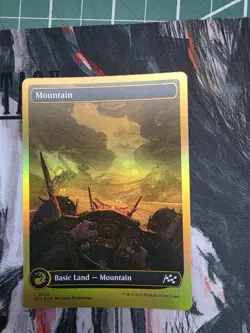 1x (510) Mountain - FIRST-PLACE FOIL MTG Aetherdrift NM Magic Foil - Image 1