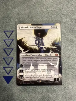 Elspeth, Storm Slayer (Borderless) - Magic the Gathering (Tarkir Dragonstorm) - Image 1