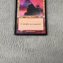 MTG Mountain 1999 Arena Promo FOIL 1x HP Heavily Played Magic The Gathering - Image 2