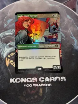 MTG Mary Jane Watson 0229 FOIL Borderless Rare - Image 1
