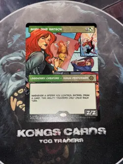 MTG Mary Jane Watson 0229 NON FOIL Borderless Rare - Image 1