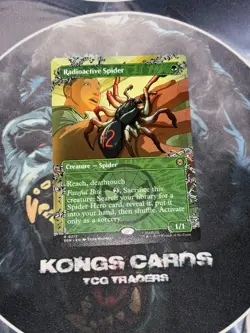 MTG Radioactive Spider 0212 NON FOIL Borderless Rare - Image 1