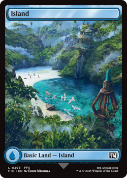 Island (FOIL) x1 - MTG Final Fantasy FIN #298 - Image 1