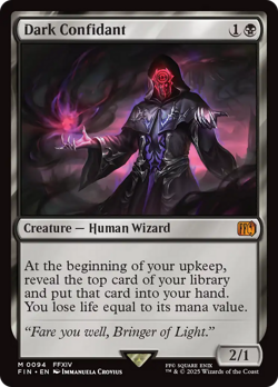 Dark Confidant (REGULAR) x1 - MTG Final Fantasy FIN #94 - Image 1