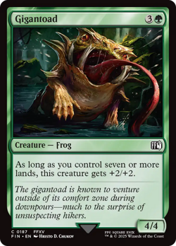 Gigantoad (FOIL) x1 - MTG Final Fantasy FIN #187 - Image 1