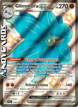 GLIMMORA ex 218/091 • Rara Segreta • Destino di Paldea PAF POKEMON - Image 1