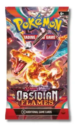 New & Sealed! Pokemon Scarlet & Violet Obsidian Flames Booster Packs -Lot of 100 - Image 1