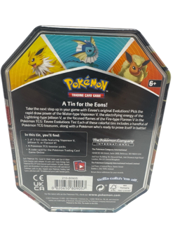 Pokemon TCG Eevee Evolutions Tin 2021 [ Flareon V ] NEW FACTORY SEALED - Image 2