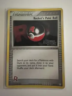 Rocket's Poke Ball 89/109 Uncommon Reverse Holo Excellent Ex Team Rocket Returns - Image 1