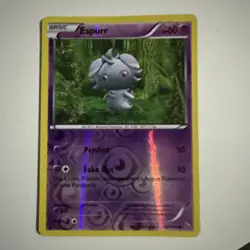 42/106 Espurr Reverse Holo XY Flashfire 2014 Pokemon TCG Card NM - Image 1