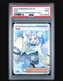2024 POKEMON SVP PROMO IONO PREMIUM TOURNAMENT COLLECTION IONO PSA 9 - Image 1