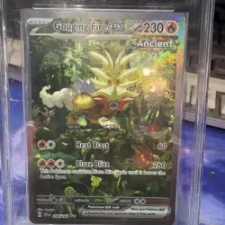 Pokemon TCG Gouging Fire EX 204/162 Scarlet & Violet Temporal Forces Holo NM - Image 2