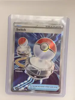 2025 Pokemon TCG Switch 123/94 PFL Full Art Ultra Rare NM - Image 1