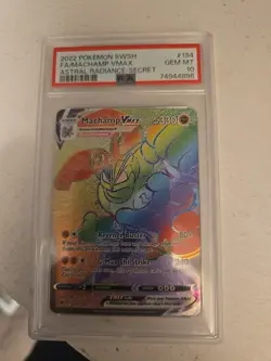 Pokemon TCG Machamp VMAX 073/189 Astral Radiance Full Art Ultra Rare - Image 1