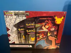 Pokemon TCG Celebrations Collection Lance's Charizard V Box 820650101625 - Image 1