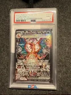 2023 POKEMON OBF CHARIZARD EX SPECIAL ILLUSTRATION RARE #223 PSA 9 - Image 1