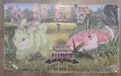 Yu-Gi-Oh! "DANGER!U" Judge Travel Assist Playmat, New SEALED Mat. Rare, in hand - Image 1