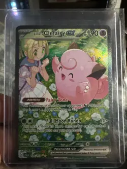 Pokemon TCG Sv09: Journey Together Lillie's Clefairy EX Card 184/159 - Image 2