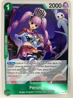 Perona - OP09-034 - R - Foil One Piece Card Game - Image 1