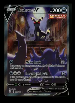 Umbreon V 189/203 Evolving Skies 2021 Alt Art Holo Rare Pokemon Card TCG - Image 1
