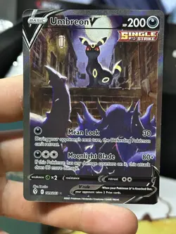 Umbreon V 189/203 Evolving Skies 2021 Alt Art Holo Rare Pokemon Card TCG - Image 3
