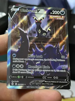 Umbreon V 189/203 Evolving Skies 2021 Alt Art Holo Rare Pokemon Card TCG - Image 4