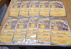 Pokemon Pikachu At The Museum Promo Jumbo Card X10 - Image 1