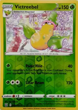 003/163 VICTREEBEL REVERSE HOLO BATTLE STYLES POKEMON CARD - Image 1